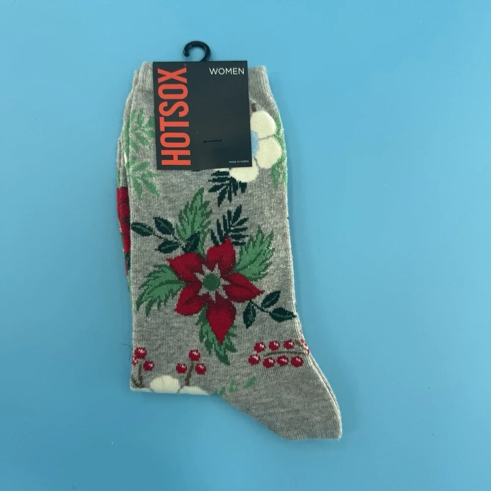 Hot Sox Women's Floral  Crew Socks Women's 9-11